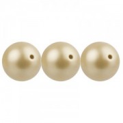 Swarovski Elements Perlen Crystal Pearls 8mm Vintage Gold Pearls 50 Stück